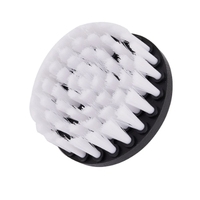 Brosse pour perceuse souple de 4 pouces Brosse électrique pour perceuse à disque Polisseuse Salle de bain Outils de nettoyage électrique pour tapis Verre Pneus de voiture