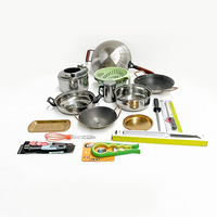 Set Peralatan Dapur Distributor Peralatan Masak Grosir Set Panci Baja Tahan Karat Industri Restoran