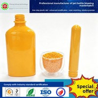 Granulés de colorant concentré jaune de qualité alimentaire PET, fournis par le fabricant, pour préformes de bouteilles