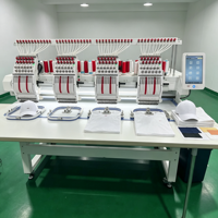 Machine à broder informatisée avec coupe automatique, machine à broder numérique pour petites usines