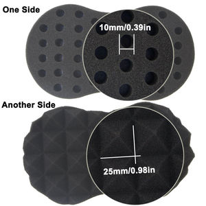 Brosse professionnelle durable en éponge noire pour tresses <span class=keywords><strong>afro</strong></span>, boucles et torsades, avec logo personnalisé pour hommes - Product Image 6