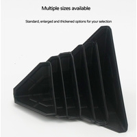 Protecteur d'angle en plastique PP à 3 faces, noir, anti-collision, pour boîte en carton, protection d'angle pour meubles, cadre en verre, emballage d'expédition