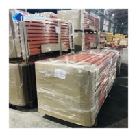Étagère à palettes en acier de type goutte d'eau American Standard avec support pour bobines, étagères industrielles à structure boulonnée, finition par peinture en poudre