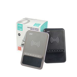 4 trong 1 nhanh chóng không dây sạc điện thoại chủ Bracket LED hiển thị kỹ thuật số Đồng hồ báo thức BT loa không dây cho Iphone hoặc cho Samsung - Product Image 4