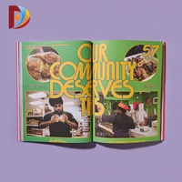 Impression offset personnalisée de haute qualité, catalogue/brochure/livret/magazine en papier offset A5/A4 avec reliure parfaite, vente en gros d'usine