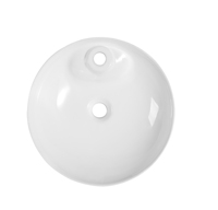 Évier de comptoir en céramique, lavabo de luxe, lavabo en porcelaine blanche, evier d'art upc pour salles de bains