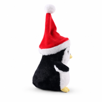 Peluche de lapin en spandex, poupée de Noël, jouet en peluche élastique, doux pour la peau, avec un corps pulpeux et un rembourrage granulaire