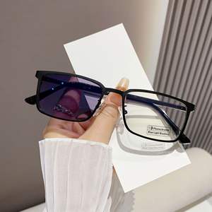 Lunettes de soleil carrées Hl 95015, noires, unisexes, verres en PC, protection UV400, utilisation en extérieur - Product Image 2