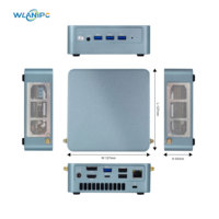 13e generatie i7 1355U NUC Mini Desktop Computer 10-core Dual SODIMM DDR4 M.2 NVMe en SATA SSD WiFi 6