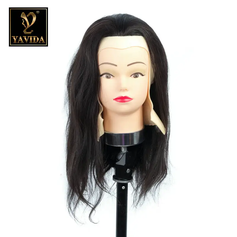 Hot Sell Hair Training Mannequin Head High Quality Head With Hair Training Hairdressing