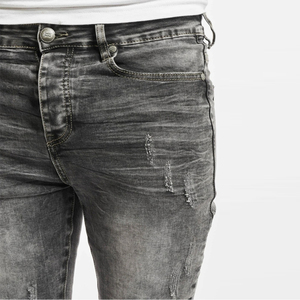 Elegante Antique Wash Stretch Mens Barato Super Skinny Fit <span class=keywords><strong>Denim</strong></span> <span class=keywords><strong>Jeans</strong></span>