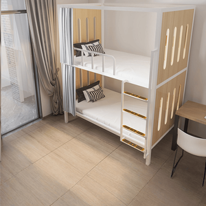Rideau de lit superposé personnalisé pour dortoir, moderne, en métal, pour étudiants, avec rangement, OEM, mobilier de dortoir scolaire, hôpital, <span class=keywords><strong>appartement</strong></span> - Product Image 2