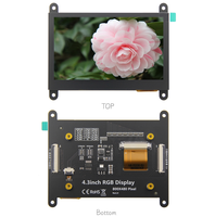 Modul Layar Sentuh Kapasitif RGB TFT IPS 4,3 inci Baru, Kompatibel dengan Papan Pengembangan Atom/Wildfire STM32