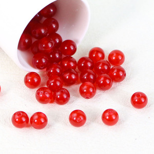 <b>Red</b> Quartzite Imitation Carnelian Beads 6-10Mm Round Loose Beads For Handmade Jewelry DIY <b>Bracelets</b> - Product Image 1