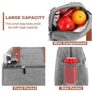 Bolsa Térmica Impermeable para Almuerzo, Contenedor Térmico para Alimentos con Asa, Bolsa Refrigerante Reutilizable para Oficina, Picnic, Camping - Product Image 4