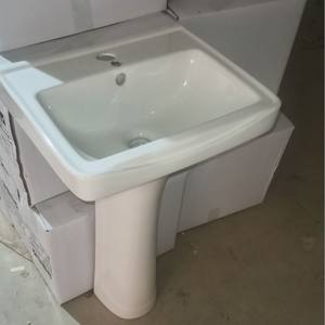 Bassin sur pied en céramique haute température moderne de l'usine Chaozhou <span class=keywords><strong>Petit</strong></span> lavabo domestique au sol - Product Image 2