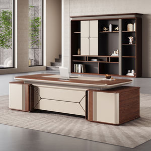 2024デザインモダン高級セオオフィス電気調節可能デスクウッドテーブルビッグサイズノートパソコンデスク座って大人用 - Product Image 5