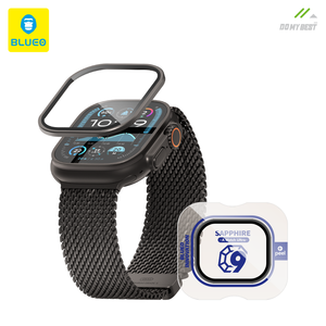 Protector de Reloj de Zafiro Antirrayaduras y Kit de Marco de Aleación de Titanio para Reloj Deportivo con Herramientas de Fácil Instalación - Product Image 1