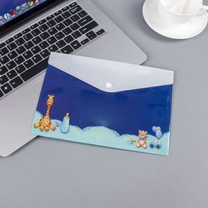 Yy277 Pp Plastic A4 Size <b>Paper</b> Cover Folder Zipper Bags Letter Style <b>File</b> Document Bag - Product Image 6