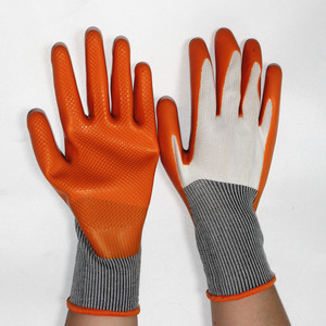 Suncend Safety Factory 13G Poliéster Liner Látex Palma Recubierto Relieve Seguridad Guantes DE TRABAJO - Product Image 3