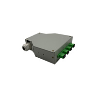 Caja de terminales de fibra óptica tipo riel metálico DIN, panel de conexiones ópticas FTTH, caja de empalme de fibra óptica, caja de fibra para montaje en rack