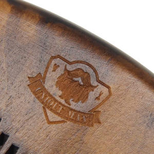 Sıcak satış yüksek kalite doğal ahşap sakal tarağı özel logo özel anti-düğümleme toptan ahşap sakal tarağı - Product Image 4