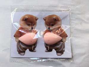 Parche de PVC de Shiba Inu de vientre grande, superventas transfronterizo, adhesivo decorativo para oficina, anti-colisión y antiestrés, para chicas - Product Image 5