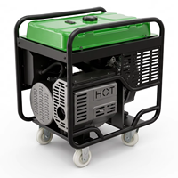 Générateur à essence V-Twin 4 temps 14 kW, double tension 230 V/400 V, puissance égale, groupe électrogène portable avec AVR, démarrage électrique, 50 Hz