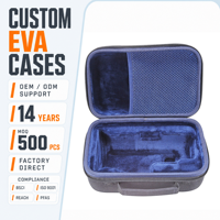 Étui à outils en EVA moulé sur mesure pour équipement technique avec sac rigide universel et boîte de rangement par fabricant OEM