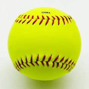 Pelota de Softbol de Lanzamiento Lento de 12 Pulgadas de Cuero Blanco con Logo Personalizado y Centro de Corcho Grado PK, Modelo <span class=keywords><strong>Tamanaco</strong></span> SB-120I en Stock - Product Image 5