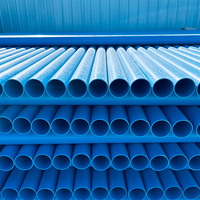 Tuyau de puits profond en PVC fiable ISO 160 mm, paroi de 4,0 mm pour puits d'eau potable ruraux