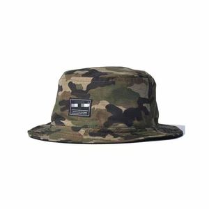 Sombrero de Pescador Vintage de Camuflaje Unisex para Hombre y Mujer, Gorra de <span class=keywords><strong>Sol</strong></span> de Doble Cara Personalizada con Etiqueta Tejida - Product Image 2