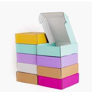 Nouveauté petites boîtes d'expédition personnalisées <span class=keywords><strong>E</strong></span> flûte carton ondulé boîtes d'abonnement 7x5x2 boîte d'expédition - Product Image 1