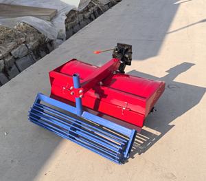 <span class=keywords><strong>Tracteur</strong></span> à chenilles miniature de 12 CV avec moteur diesel + cultivateur rotatif de 90 cm de large + machine à broyer le sol - Product Image 1