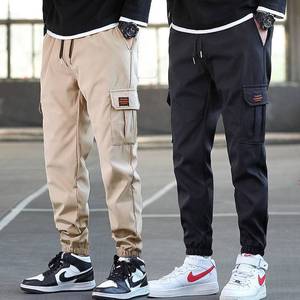 <span class=keywords><strong>Pantalon</strong></span> de <span class=keywords><strong>travail</strong></span> pour <span class=keywords><strong>chantier</strong></span>, <span class=keywords><strong>pantalon</strong></span> de <span class=keywords><strong>travail</strong></span> pour hommes, printemps et automne, ample et polyvalent, tendance, multi-poches, résistant à l'usure, couleur unie - Product Image 2