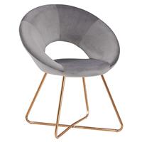 Nordique moderne Chaise longue chaise d'appoint velours Nail Salon client salle d'attente cosmétique vanité café chaise latérale