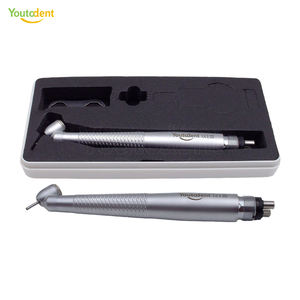 좋은 2/4 구멍 전자 발전기 치과 핸드피스 고속 45 도 LED 세라믹 베어링 금속 재료 터빈 전원 만든 중국 - Product Image 2