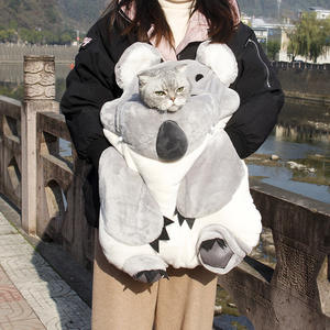 Moda taşınabilir pamuk evcil hayvan taşıyıcı sıcak <span class=keywords><strong>a</strong></span>çık ön asılı sırt çantası kedi köpek yavrusu için fermuar kapatma ile hayvan desen - Product Image 3