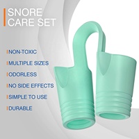 Confortable Silicone souple de qualité médicale arrêter de ronfler porter pince-nez pince de sommeil réutilisable dilatateur nasal dispositif Anti-ronflement