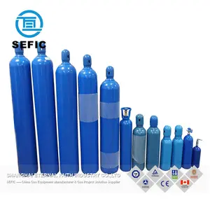 Industry Gas Used 40L/47L/50L Seamless Steel Oxygen Cylinder Price