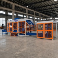 Machine de fabrication de briques emboîtables entièrement automatique pour briques creuses et pleines en cendres volantes avec système de vibration hydraulique PLC QT15-15S