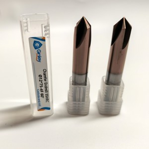 Bán buôn 60 90 độ cuối nhà máy tùy chỉnh ba cạnh cắt góc cắt với thép vonfram hợp kim chamfer endmill - Product Image 6