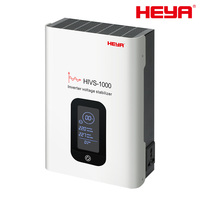 Stabilisateur de tension à relais AVR haute précision 1KVA 90-300V AC avec écran LCD, efficacité de 99%, 50/60Hz, pour utilisation en centre de données