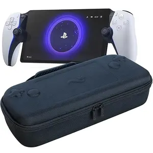 PlayStation5ポータルリモートビデオゲームプレーヤー収納バッグ用のカスタムPS5ポータルトラベルEVAケースバッグ