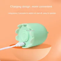 Jouets interactifs pour chats USB électrique Intelligent Rolling Ball jouet chats Pet Silicone rotation automatique souris queue chaton Teaser Stick