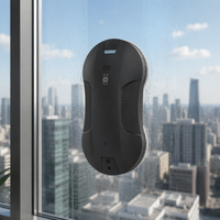 Détecteur de Bordure Intelligent Noir Anti-Collision Anti-Chute Entièrement Automatique Contrôlé par Application Facile à Utiliser pour Hôtels et Foyers avec 2 Trous de Pulvérisation