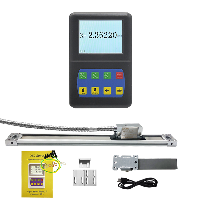 DITRON Digital Readout 1 Axis 2 Axis 3 Axis Dro Optical Linear Scale Magnetic Scale System for Milling Lathe Machine