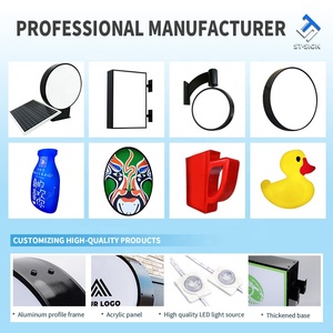 Boîte lumineuse LED rectangulaire double face personnalisée en aluminium et acrylique, étanche, haute luminosité, pour publicité extérieure, suspendue - Product Image 5