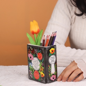 Vaso Moderno in <span class=keywords><strong>Ceramica</strong></span> a Forma di Libro, Decorazioni per Libreria, Vaso Unico per Amanti dei Libri, <span class=keywords><strong>Vasi</strong></span> per Fiori per Arredamento Casa, Piccolo Portaoggetti - Product Image 5