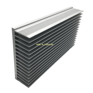 Özelleştirilmiş kare amplifikatör soğutucu yuvarlak ısı emici alüminyum radyal CNC işleme ile mevcut - Product Image 4